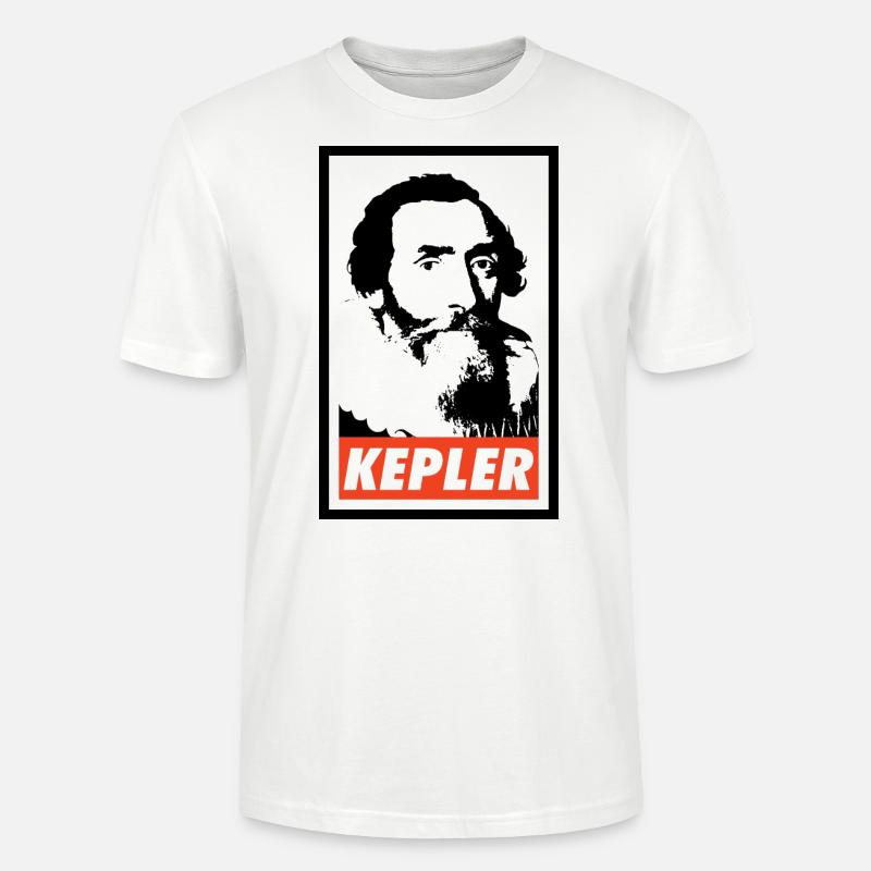Johannes Kepler - T-shirt bio CRAFTER Stanley Stella Unisexe - blanc