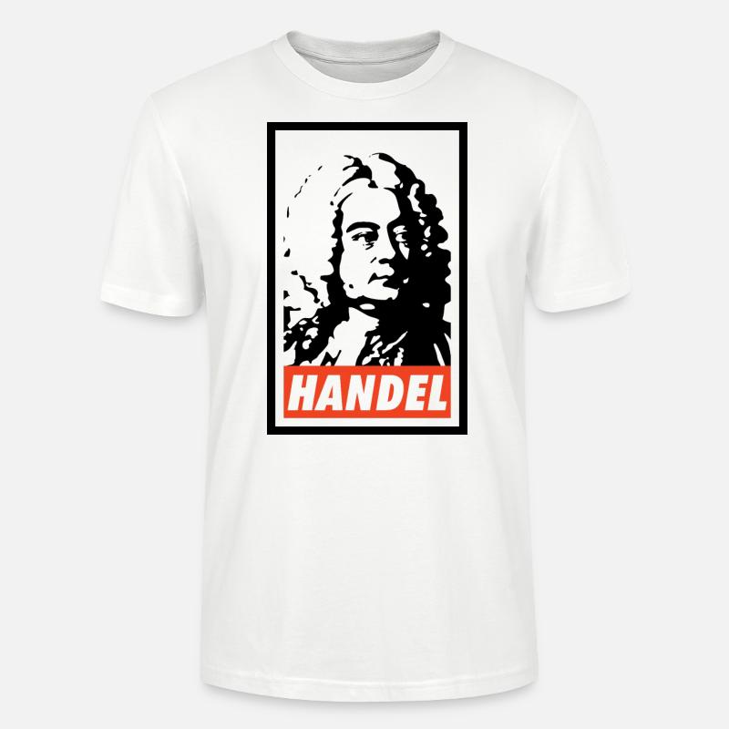 Georg Friedrich Händel - Stanley/Stella Unisex Bio-T-Shirt CRAFTER - Weiß