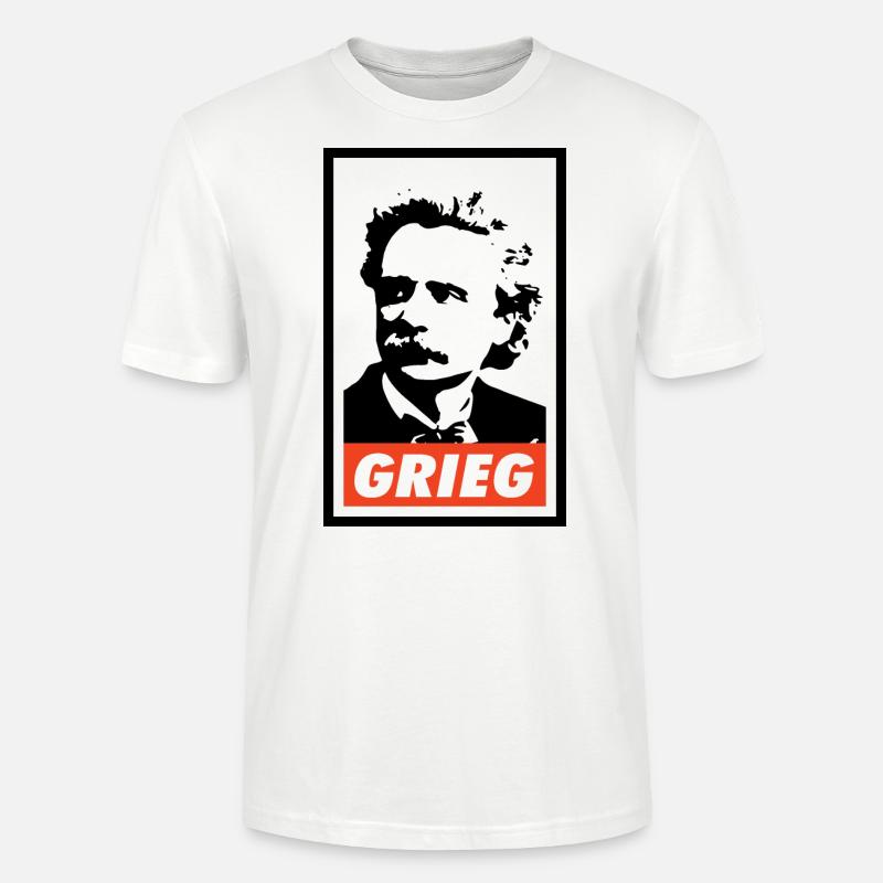 Edvard Grieg - Stanley/Stella Unisex Bio-T-Shirt CRAFTER - Weiß