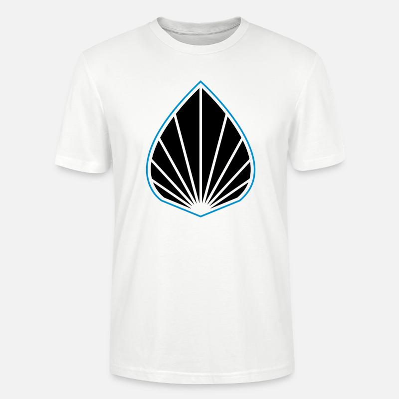 Logo Augmentée Bleu - T-shirt bio CRAFTER Stanley Stella Unisexe - blanc
