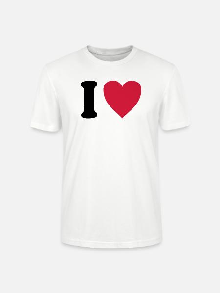 I love CATS - Stanley/Stella CRAFTER Unisex Organic T-Shirt - white