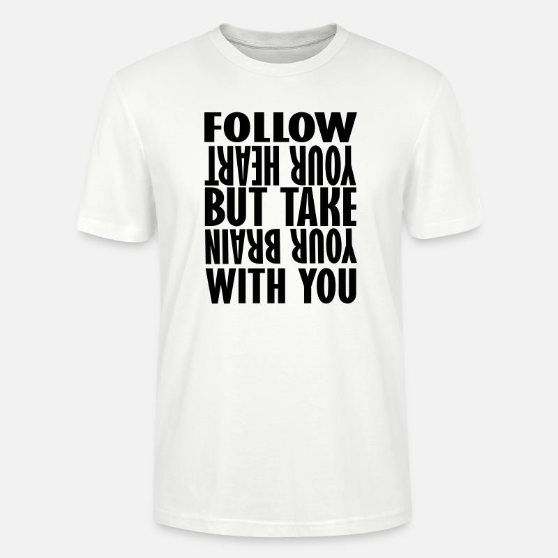 folgen Sie Ihren - Stanley/Stella Unisex Bio-T-Shirt CRAFTER - Weiß