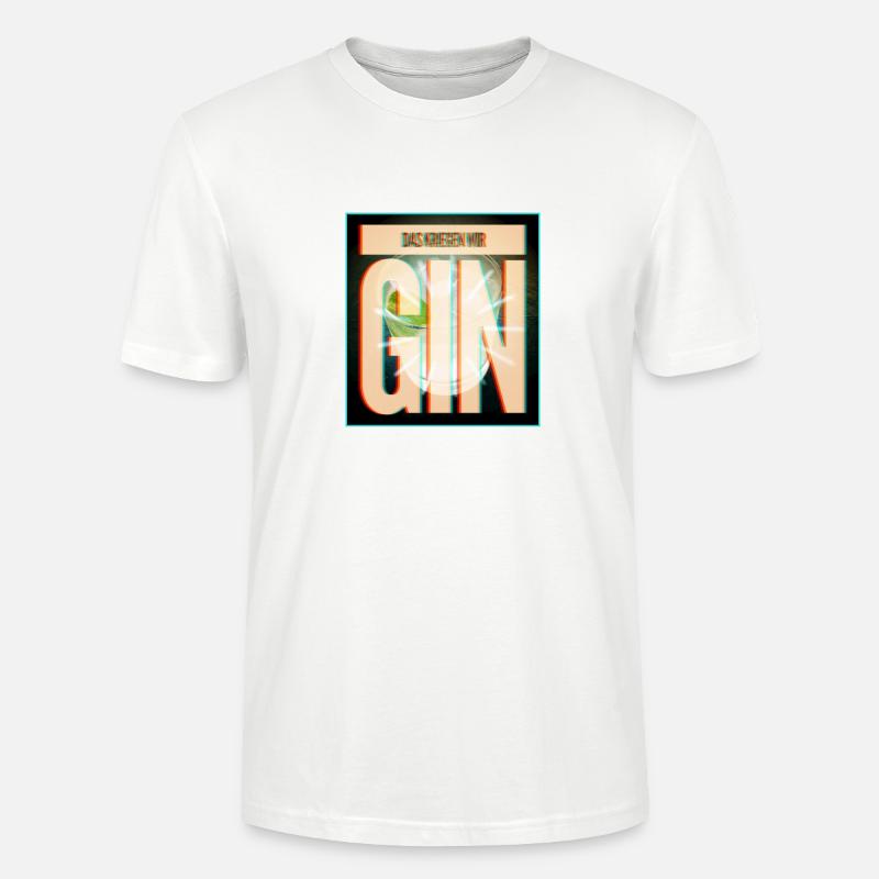 Das kriegen wir Gin - Stanley/Stella Unisex Bio-T-Shirt CRAFTER - Weiß