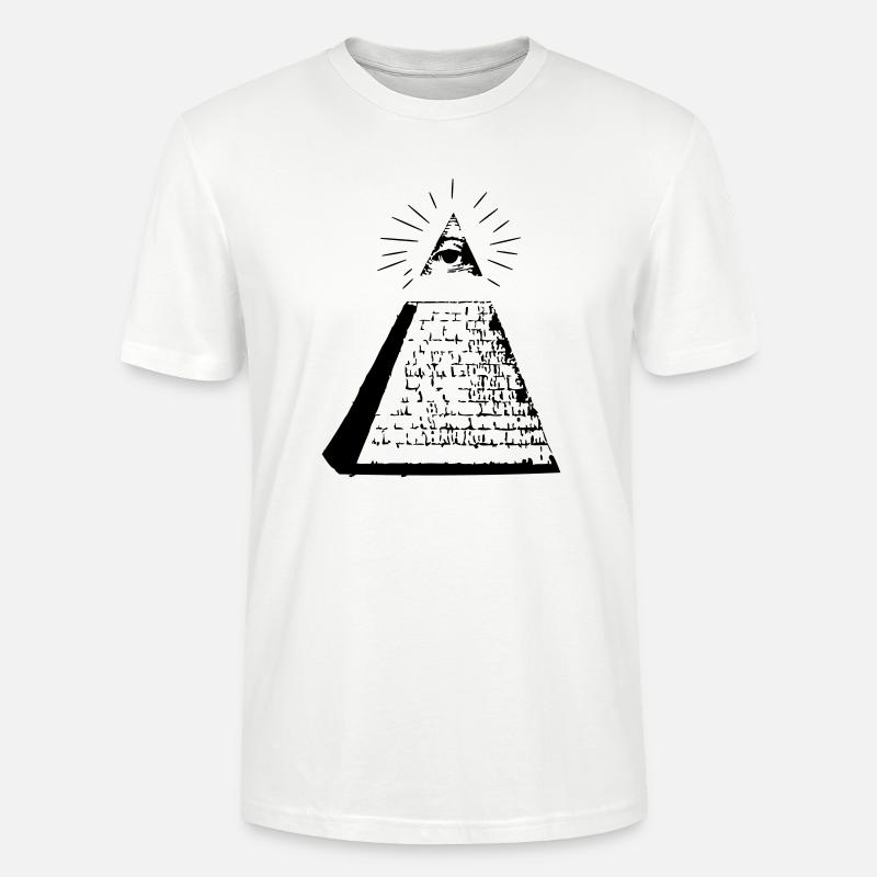 Pyramide - T-shirt bio CRAFTER Stanley Stella Unisexe - blanc