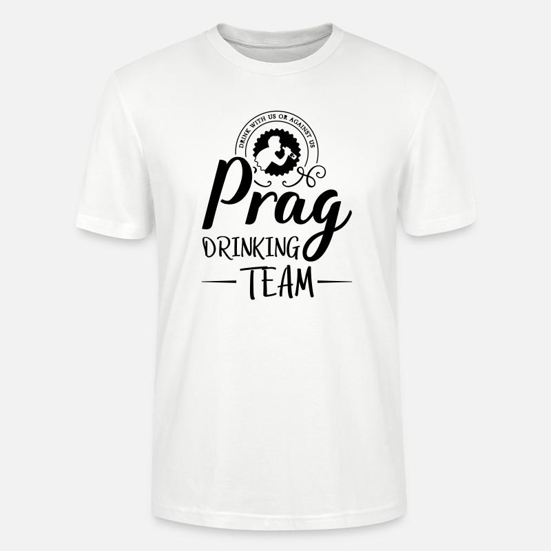 prag drinking team design - Stanley/Stella Unisex Bio-T-Shirt CRAFTER - Weiß