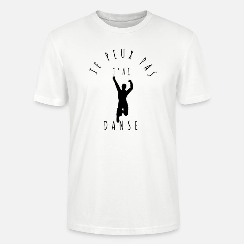 Je peux pas, j'ai danse - T-shirt bio CRAFTER Stanley Stella Unisexe - blanc