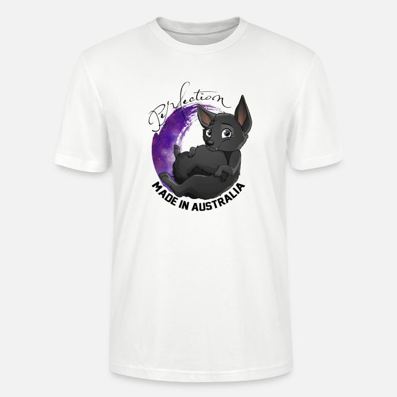 Kelpie Galaxy - Schwarz - Stanley/Stella Unisex Bio-T-Shirt CRAFTER - Weiß