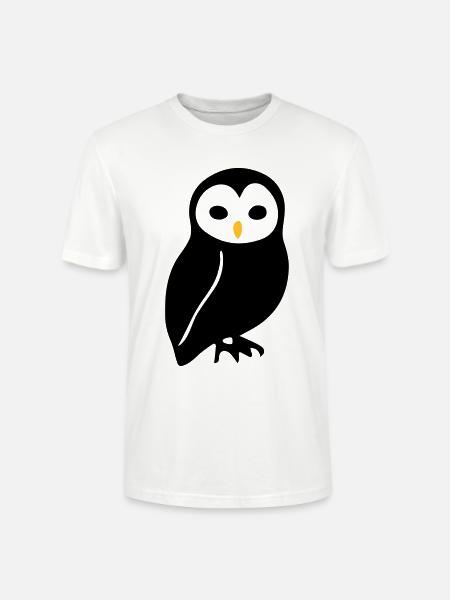 Hibou - T-shirt bio CRAFTER Stanley Stella Unisexe - blanc
