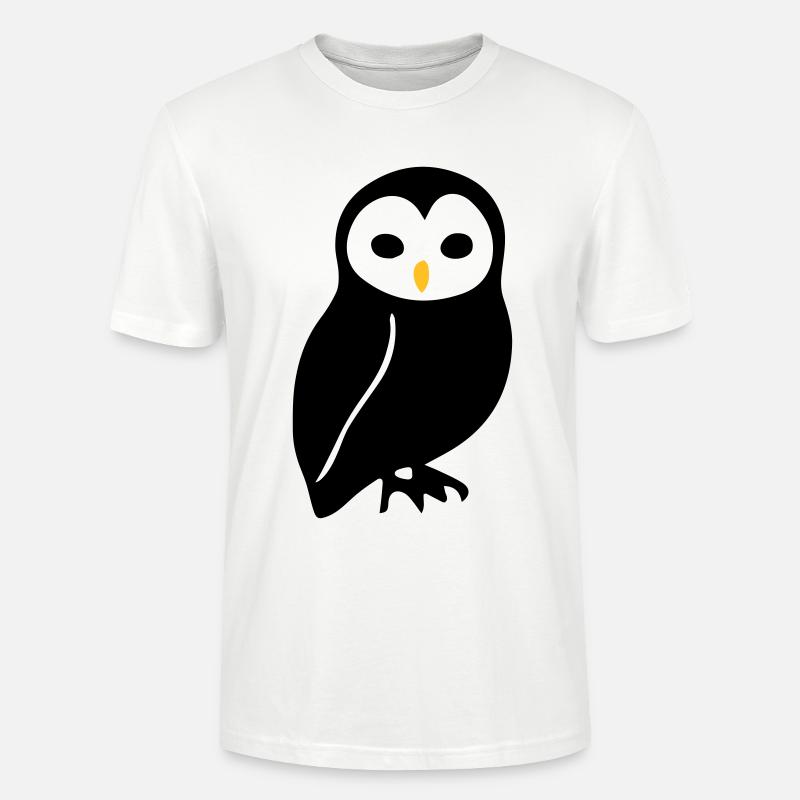 Eule - Stanley/Stella Unisex Bio-T-Shirt CRAFTER - Weiß