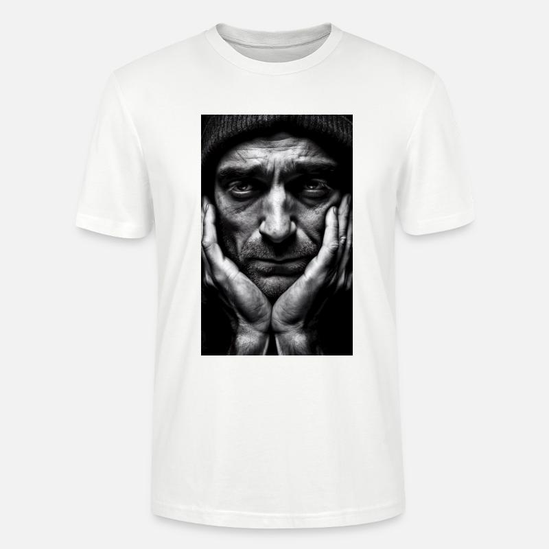 Thinking Guy - Stanley/Stella Unisex Bio-T-Shirt CRAFTER - Weiß