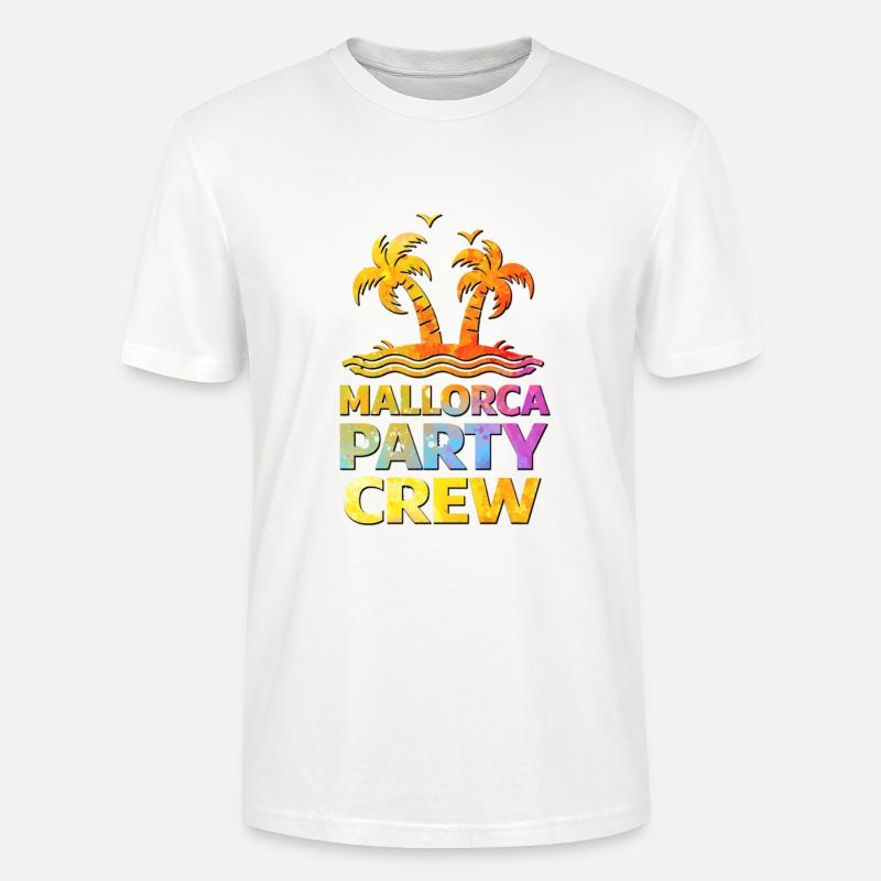 Mallorca Party Crew - Stanley/Stella Unisex Bio-T-Shirt CRAFTER - Weiß