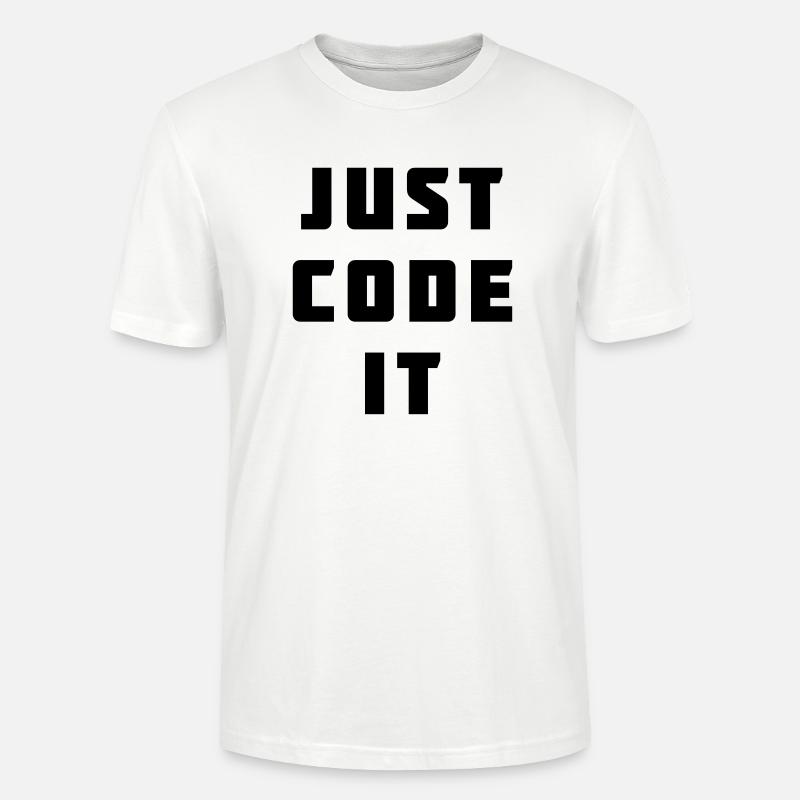Just code it - Stanley/Stella CRAFTER Unisex Organic T-Shirt - white