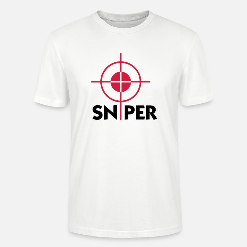Ich bin ein Scharfschütze - Stanley/Stella Unisex Bio-T-Shirt CRAFTER - Weiß