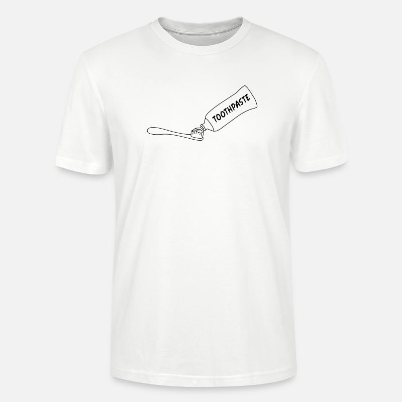 Toothpaste And Toothbrush - Stanley/Stella Unisex Bio-T-Shirt CRAFTER - Weiß