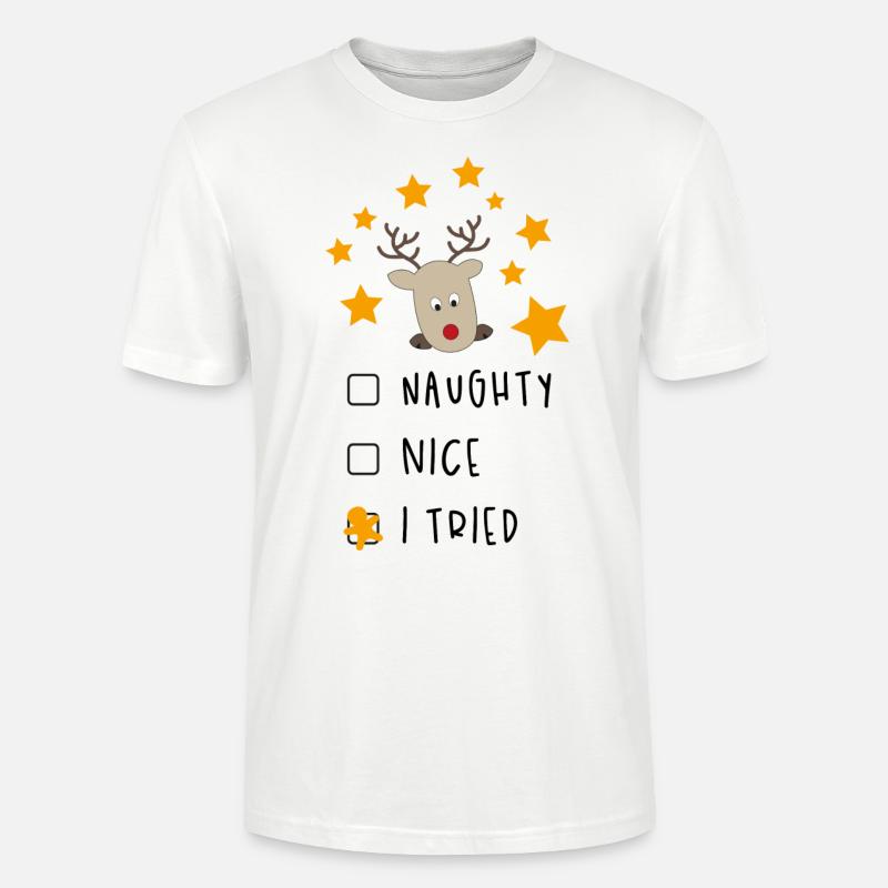 Weihnachten - Stanley/Stella Unisex Bio-T-Shirt CRAFTER - Weiß