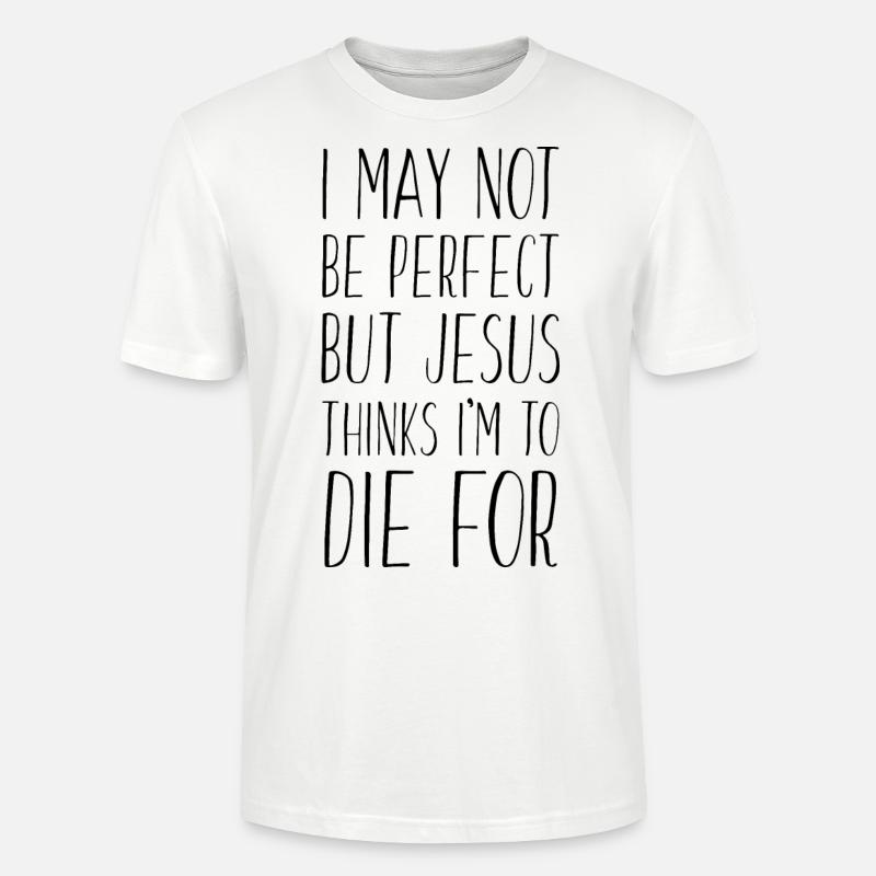 Jesus - Stanley/Stella Unisex Bio-T-Shirt CRAFTER - Weiß