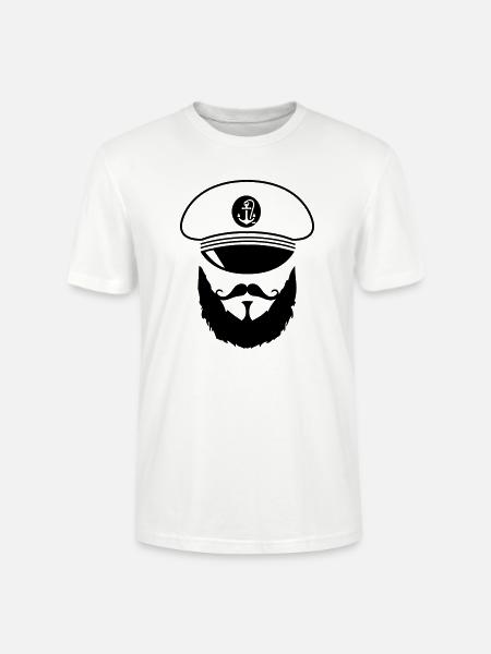 captain_02 - Stanley/Stella Unisex Bio-T-Shirt CRAFTER - Weiß