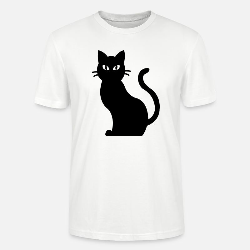 Katze - Stanley/Stella Unisex Bio-T-Shirt CRAFTER - Weiß