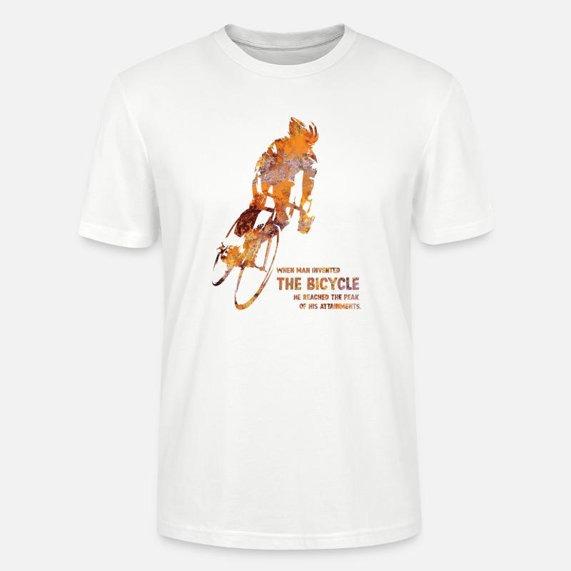 Der Biker - Stanley/Stella Unisex Bio-T-Shirt CRAFTER - Weiß