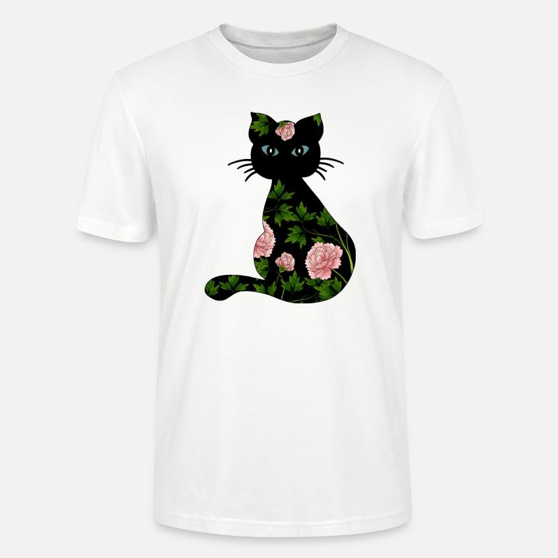 Chat - T-shirt bio CRAFTER Stanley Stella Unisexe - blanc