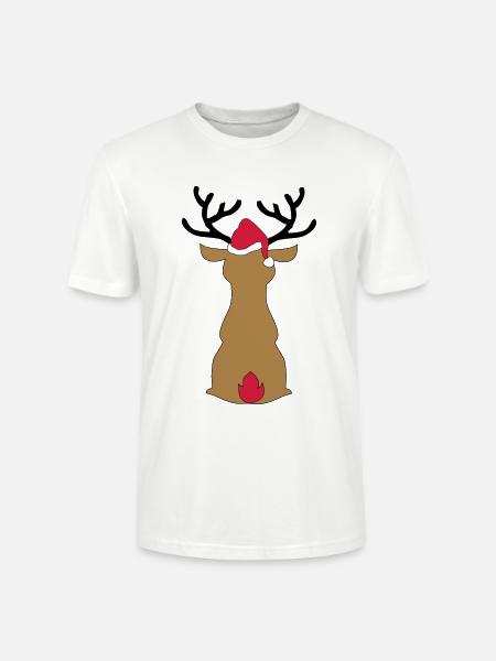 Kerstmis - Stanley/Stella CRAFTER Unisex Organic T-Shirt - white
