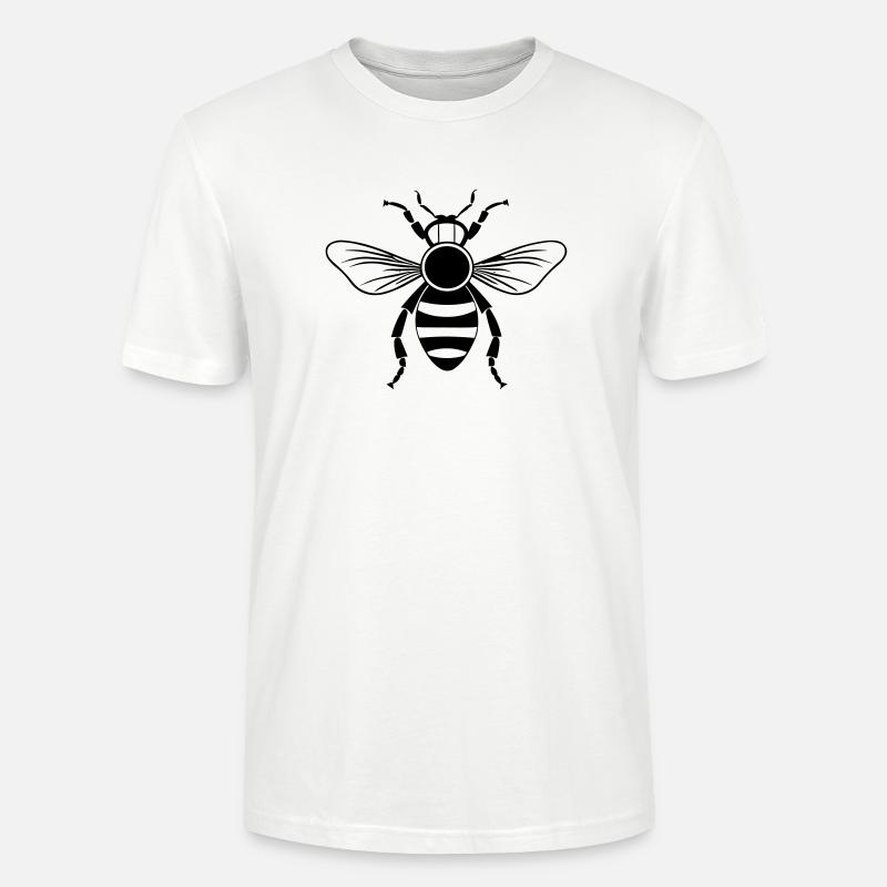 Biene - Stanley/Stella Unisex Bio-T-Shirt CRAFTER - Weiß