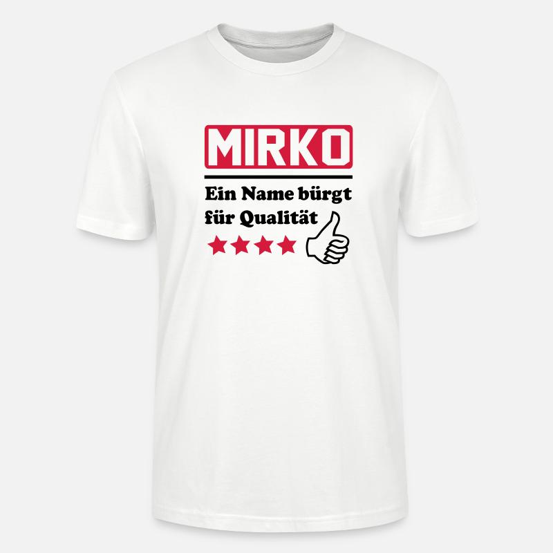 mirko - Stanley/Stella Unisex Bio-T-Shirt CRAFTER - Weiß