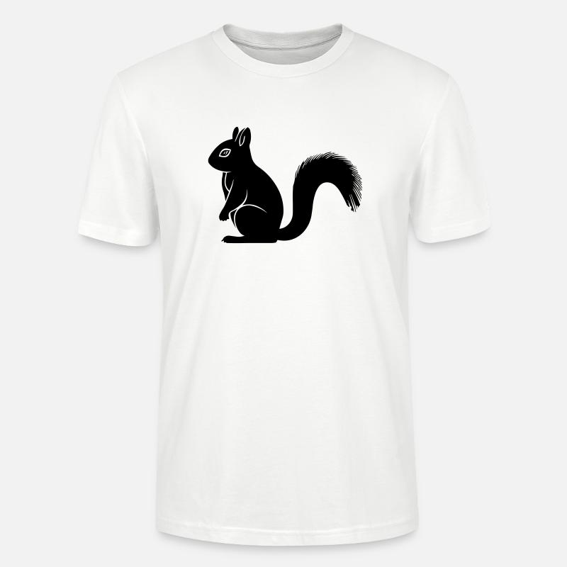 Eichhörnchen - Stanley/Stella Unisex Bio-T-Shirt CRAFTER - Weiß