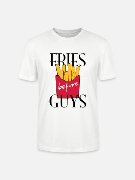 Pommes - Stanley/Stella Unisex Bio-T-Shirt CRAFTER - Weiß