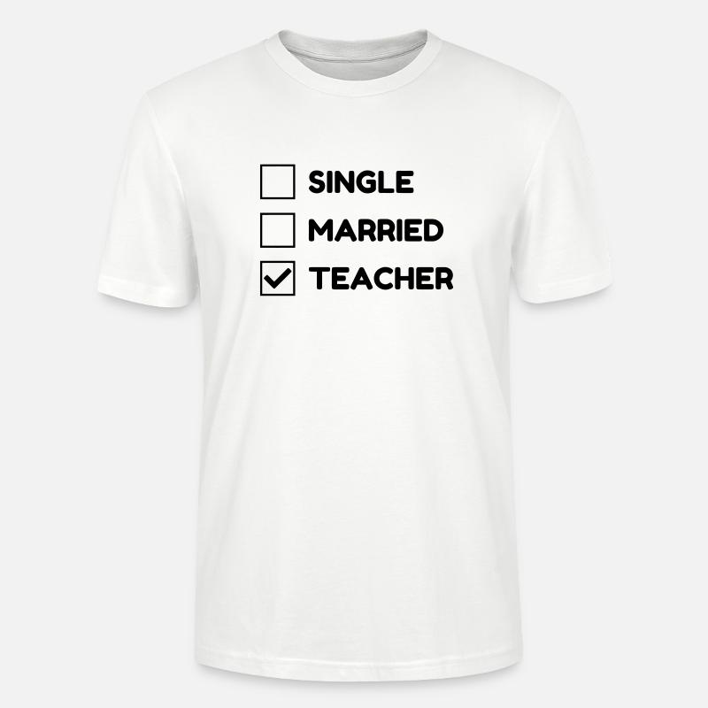 Ecole / Prof / Instit / Professeur / Maîtresse - T-shirt bio CRAFTER Stanley Stella Unisexe - blanc