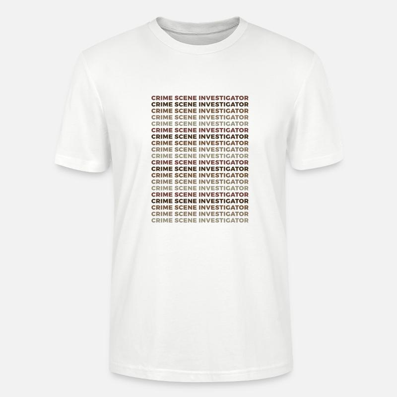 Spurensicherung - Kripo Polizei Kriminaltechnik - Stanley/Stella Unisex Bio-T-Shirt CRAFTER - Weiß
