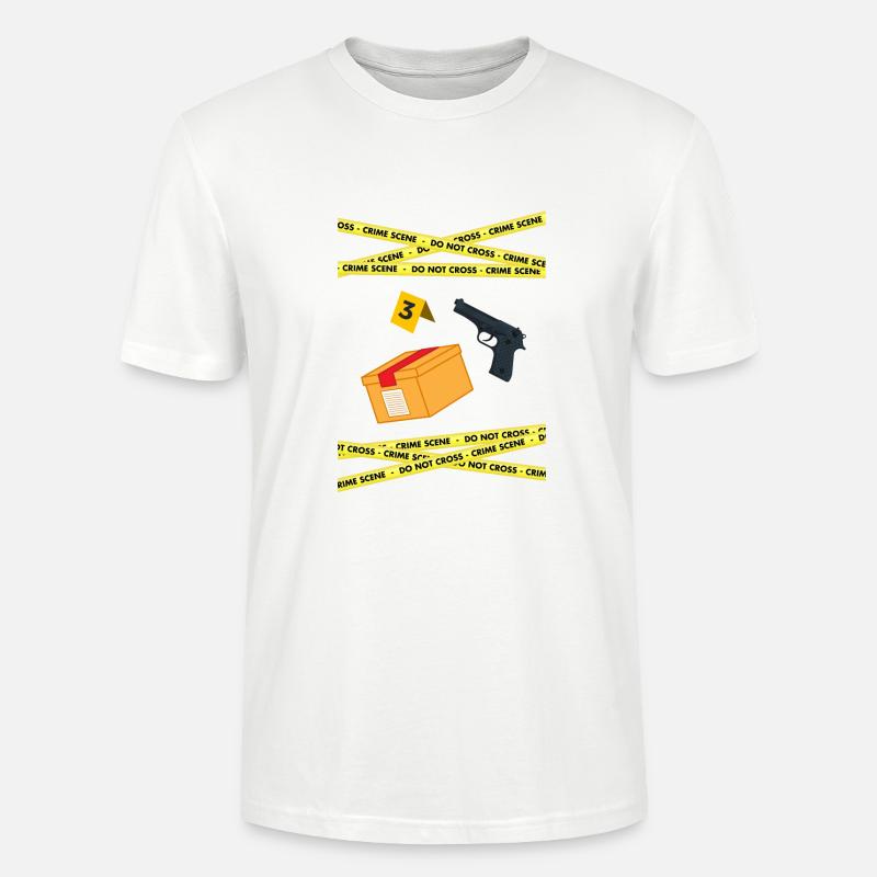 Spurensicherung - Kripo Polizei Kriminaltechnik - Stanley/Stella Unisex Bio-T-Shirt CRAFTER - Weiß