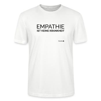 Empathie ist keine Krankheit #wesible - Stanley/Stella Unisex Bio-T-Shirt CRAFTER - Weiß - Vorne - Alina (178cm) & Michal (187cm)