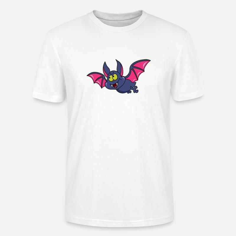 Drôle Bat Cool Cool - T-shirt bio CRAFTER Stanley Stella Unisexe - blanc
