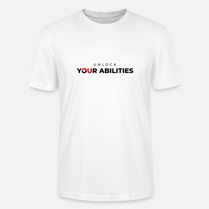 Unlock your Abilities Premium - Stanley/Stella Unisex Bio-T-Shirt CRAFTER - Weiß