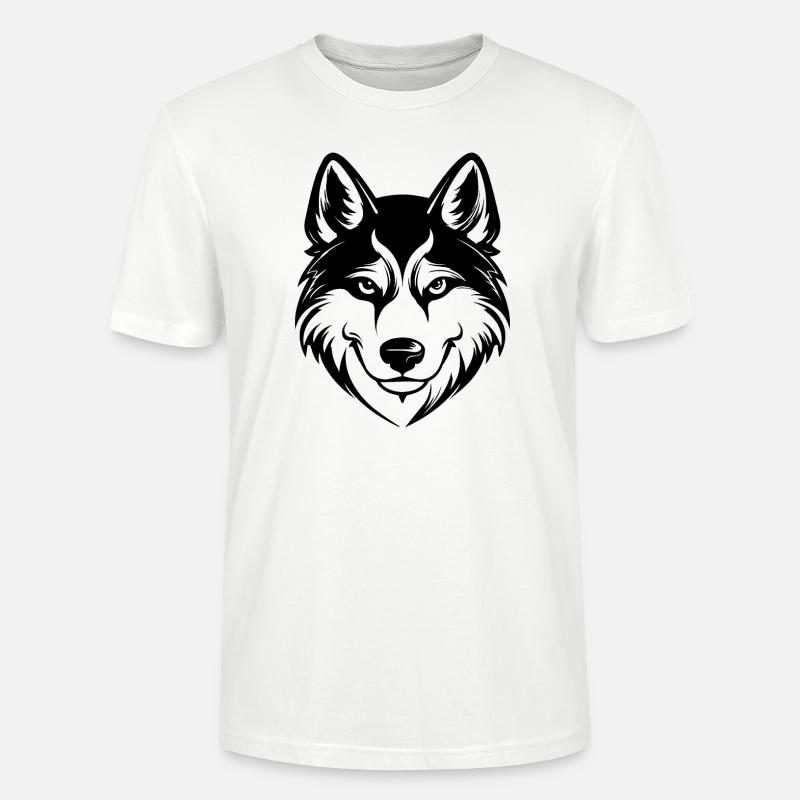 Wolf - Stanley/Stella Unisex Bio-T-Shirt CRAFTER - Weiß