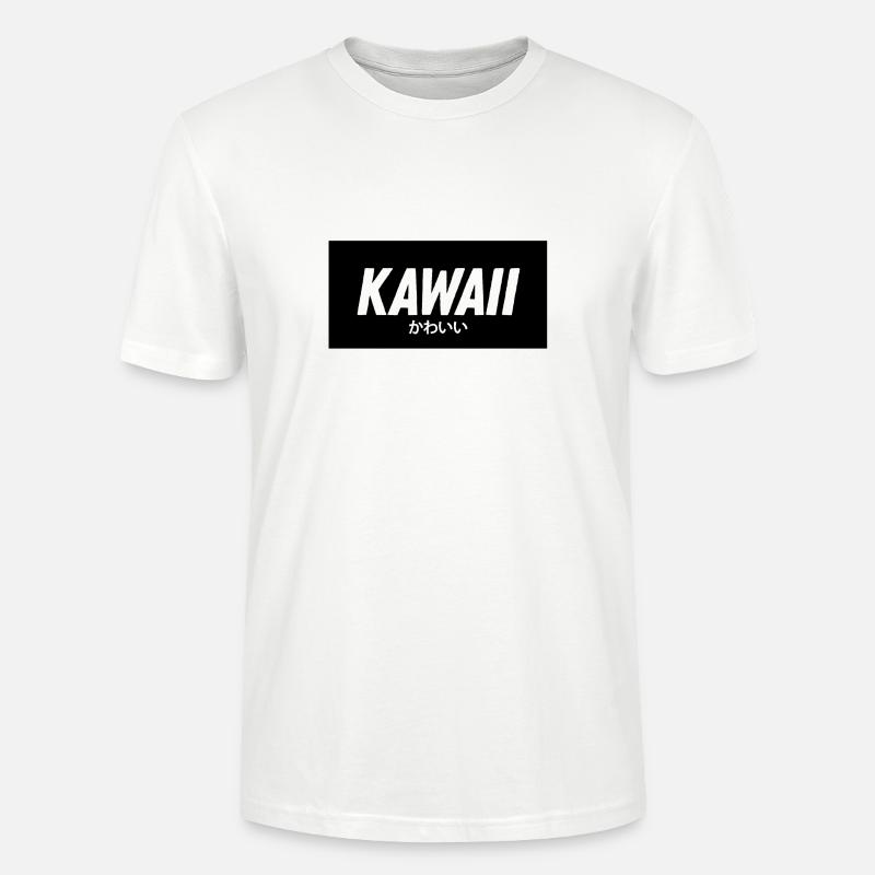 kawaii - Stanley/Stella CRAFTER Unisex Organic T-Shirt - white