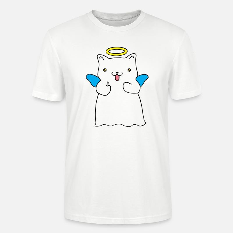 Schelmischer Engel - Stanley/Stella Unisex Bio-T-Shirt CRAFTER - Weiß