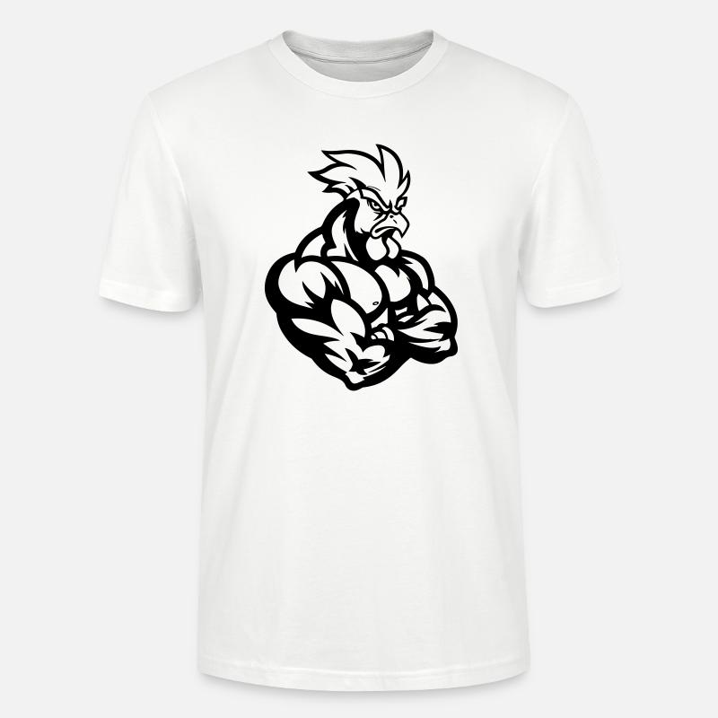 Hahn Comic - Stanley/Stella Unisex Bio-T-Shirt CRAFTER - Weiß