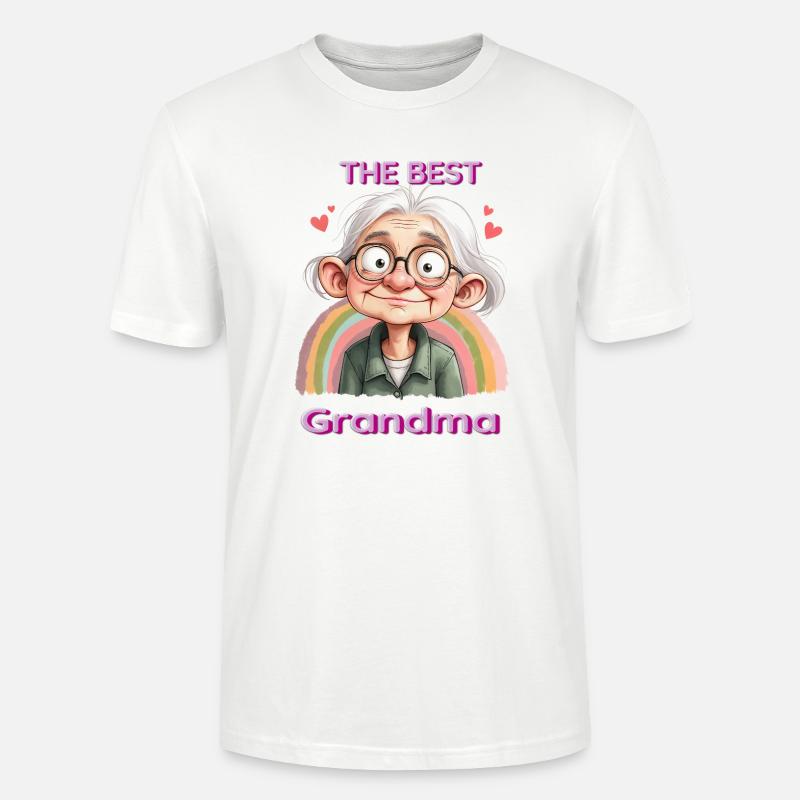 Die beste Großmutter - Stanley/Stella Unisex Bio-T-Shirt CRAFTER - Weiß