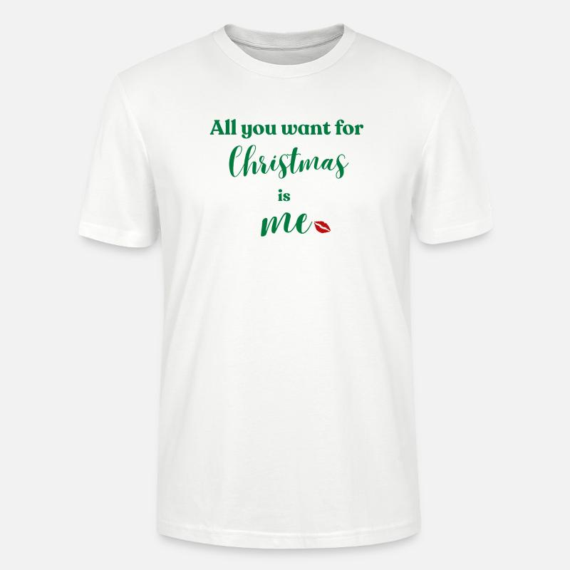 Weihnachten bin ich dein Wunsch - Stanley/Stella Unisex Bio-T-Shirt CRAFTER - Weiß
