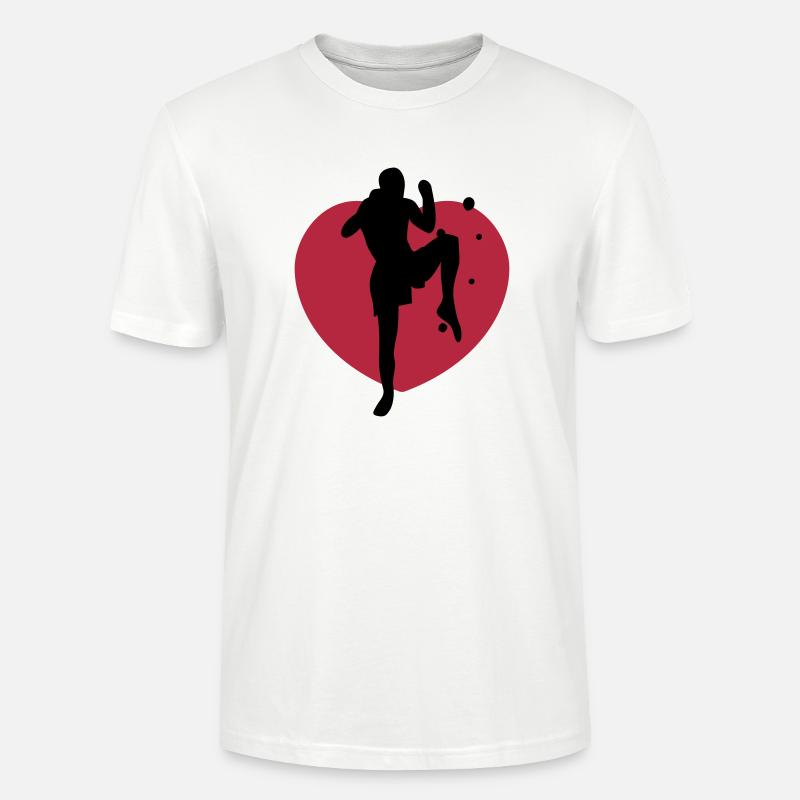 muay thai - Stanley/Stella Unisex Bio-T-Shirt CRAFTER - Weiß