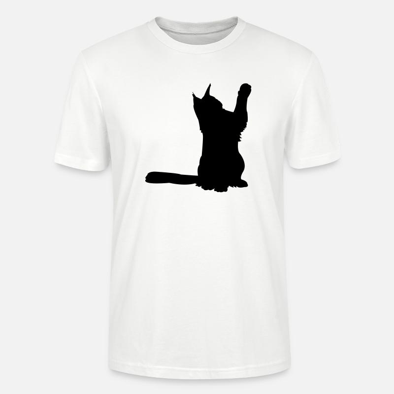 Maine Coon 2 - Stanley/Stella Unisex Bio-T-Shirt CRAFTER - Weiß