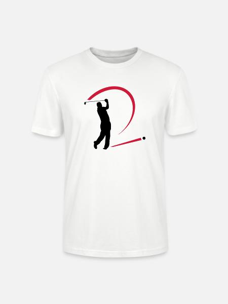 golfschwung - Stanley/Stella Unisex Bio-T-Shirt CRAFTER - Weiß