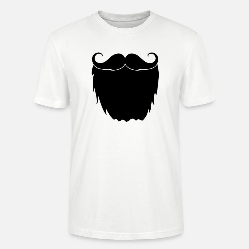 vollbart - Stanley/Stella Unisex Bio-T-Shirt CRAFTER - Weiß
