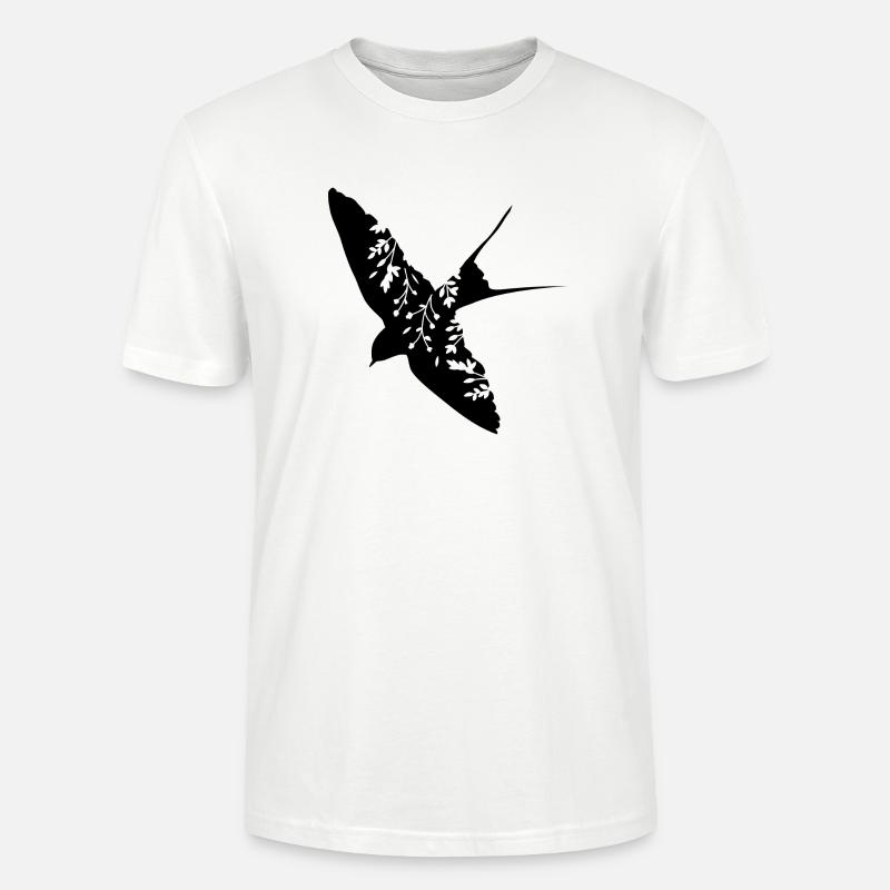 Vogel Schwalbe - Stanley/Stella Unisex Bio-T-Shirt CRAFTER - Weiß