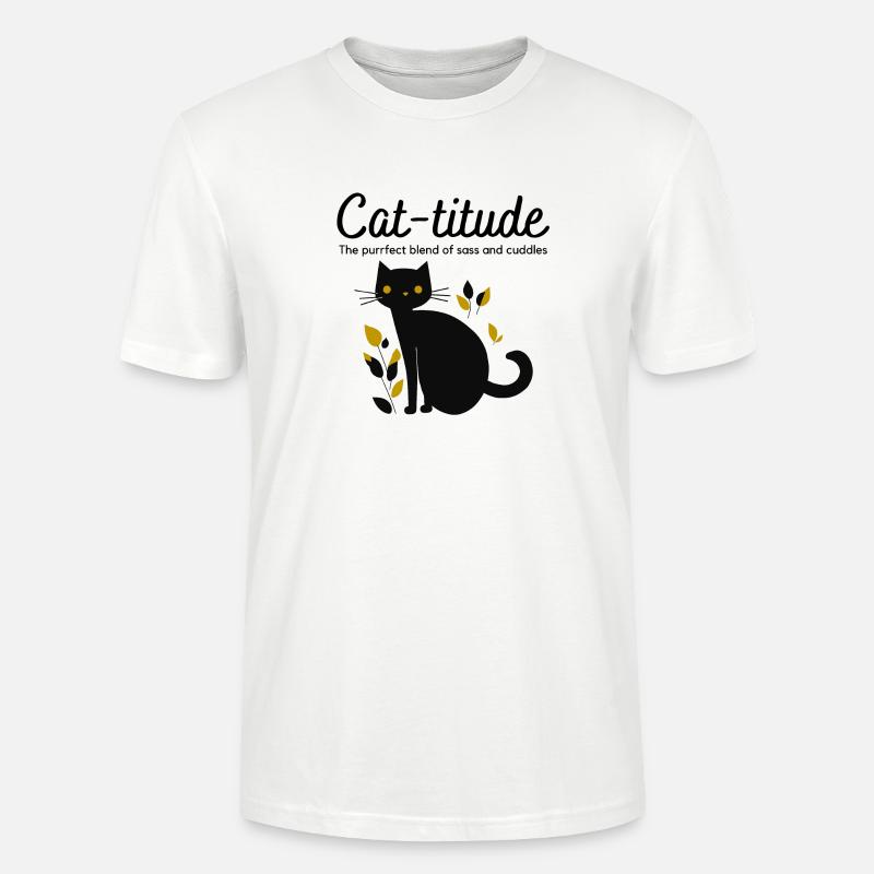 CAT titude - Stanley/Stella Unisex Bio-T-Shirt CRAFTER - Weiß