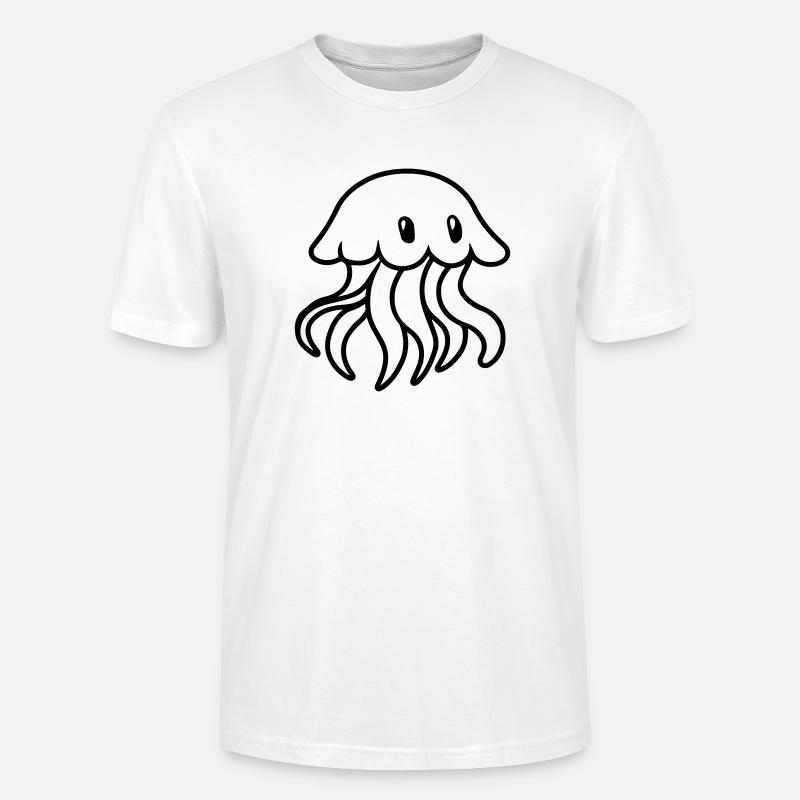 qualle comic - Stanley/Stella Unisex Bio-T-Shirt CRAFTER - Weiß