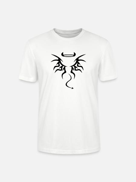 ange ou demon - T-shirt bio CRAFTER Stanley Stella Unisexe - blanc
