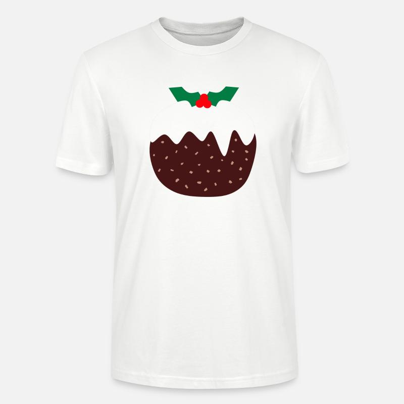 Weihnachtspudding - Stanley/Stella Unisex Bio-T-Shirt CRAFTER - Weiß